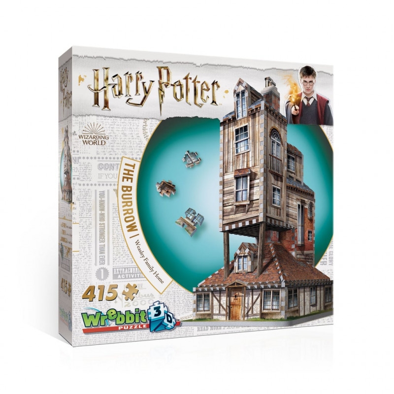 HARRY POTTER - THE BURROW WREBBIT 3D PUZZLE (415 KOMADA)