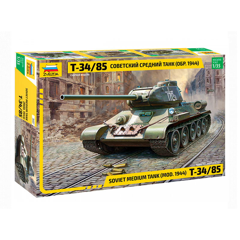 3687 - SOVIET MEDIUM TANK T-34/85 1/35