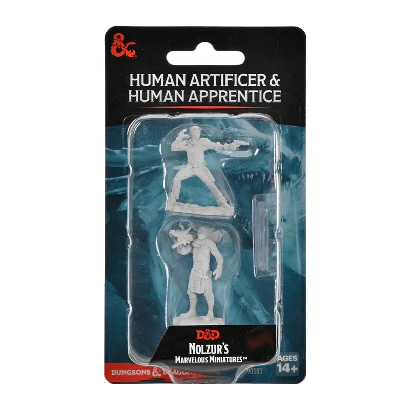 D&D Nolzur's Human Artificer & Human Apprentice
