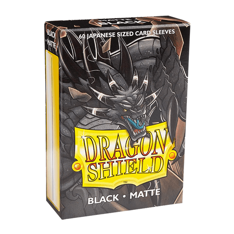 Dragon Shield Japanese Matte Sleeves Black