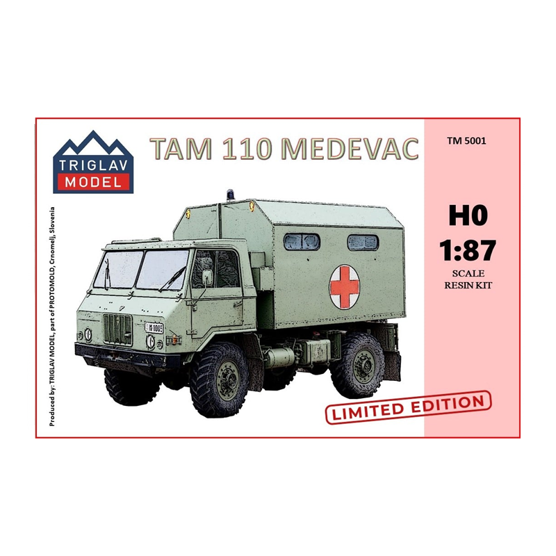 TM5001 - TAM 110 MEDEVAC ARMY TRUCK 1/87