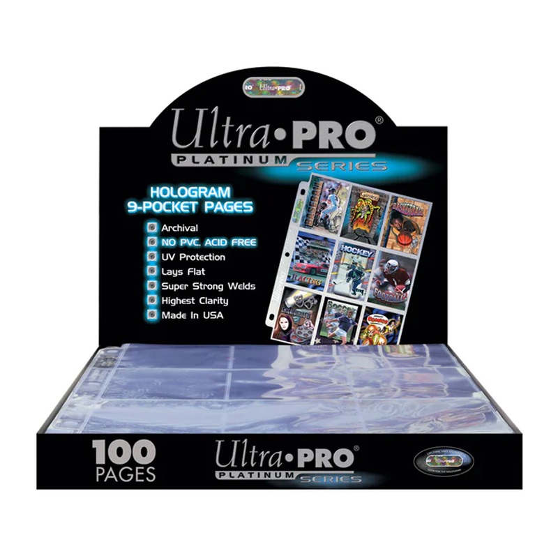Ultra Pro 9 Pocket Page Platinum Series