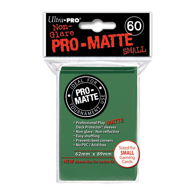 Ultra Pro Matte Green Small Sleeves 60 kom