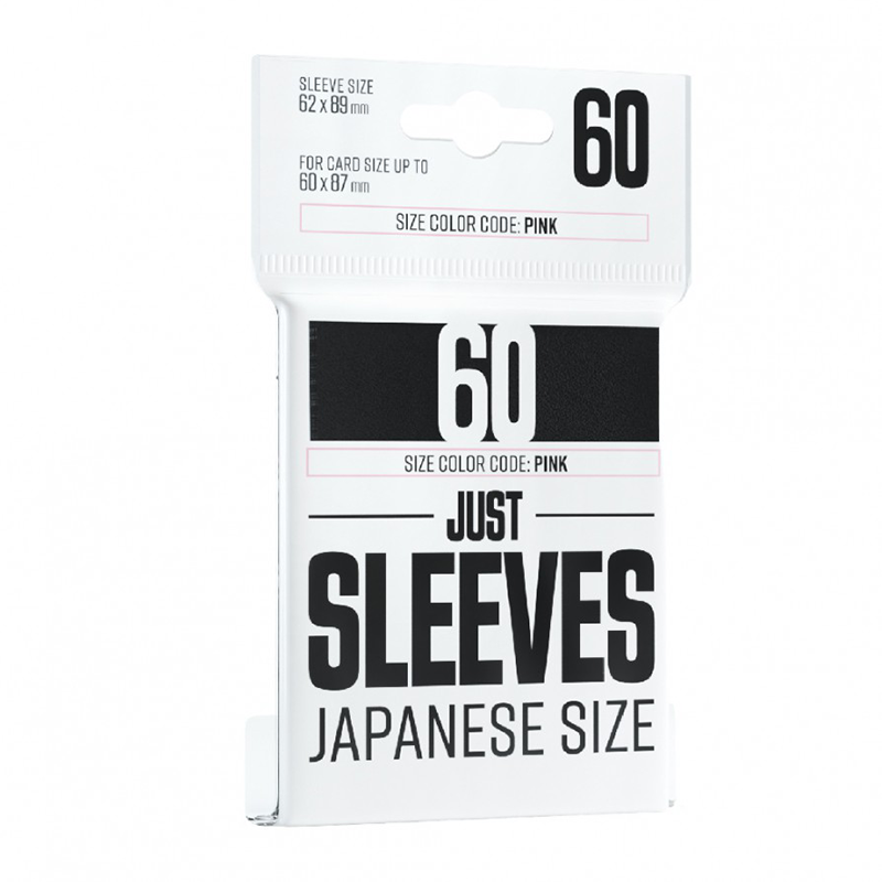 gamegenic just sleeves japanese black 60 kom