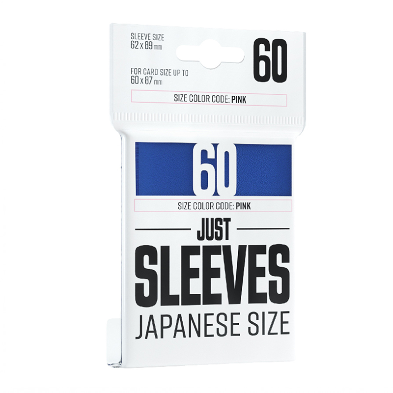 gamegenic just sleeves japanese blue 60 kom
