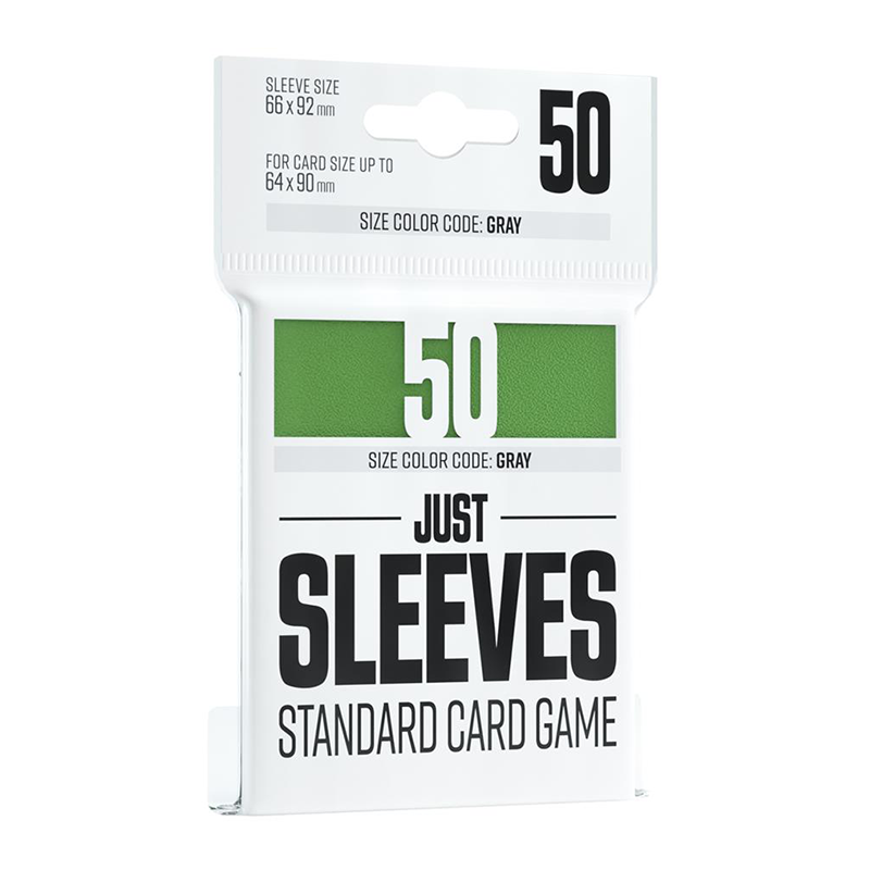 gamegenic just sleeves standard green 50 kom