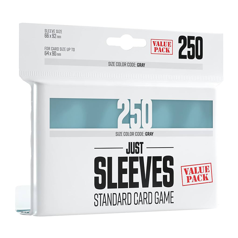gamegenic just sleeves standard value pack clear 250 kom