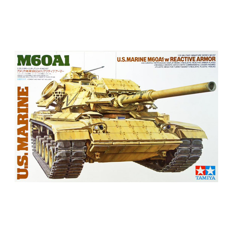 35157 - US MAR.MBT M60A1 W/REACTIVE ARMOR 1/35