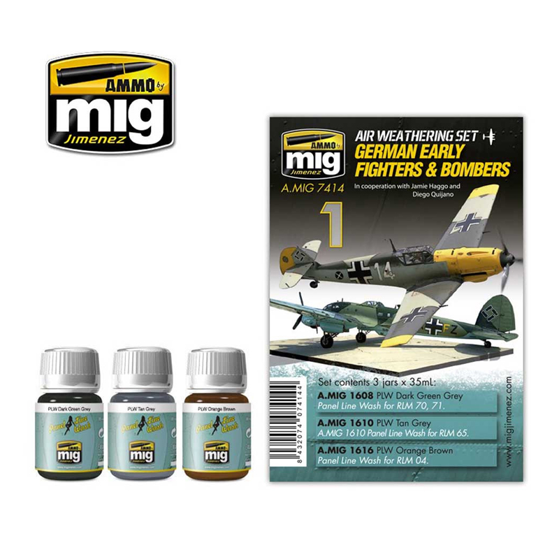 AMMO: 7414 - GERMAN EARLY FIGHTERS AND BOMBERS SET