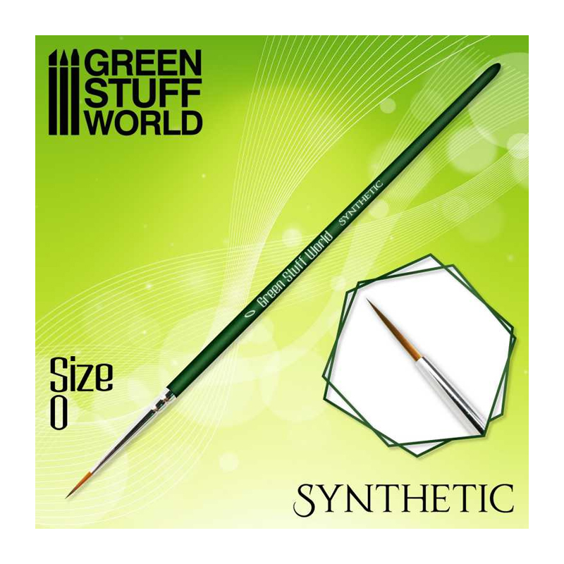 GREEN SERIES SYNTHETIC BRUSH - SIZE 0