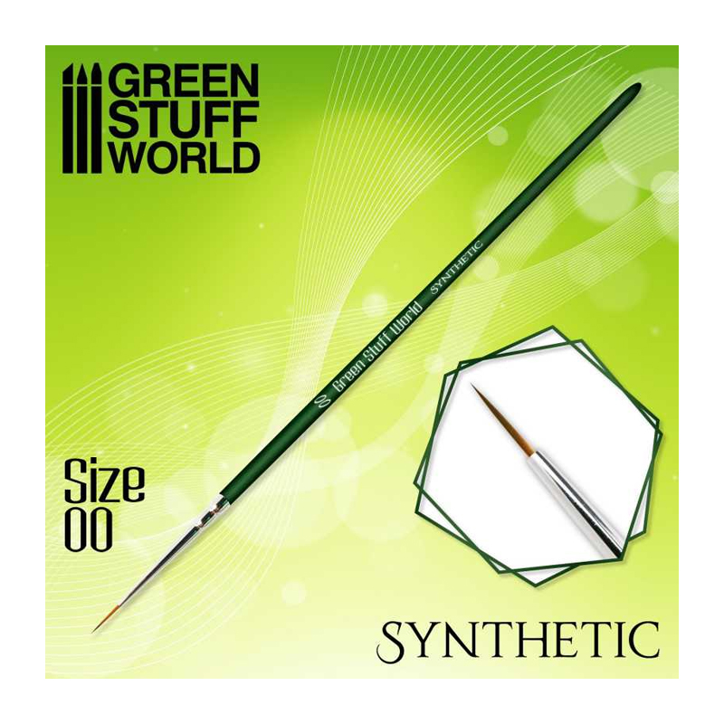 GREEN SERIES SYNTHETIC BRUSH - SIZE 00