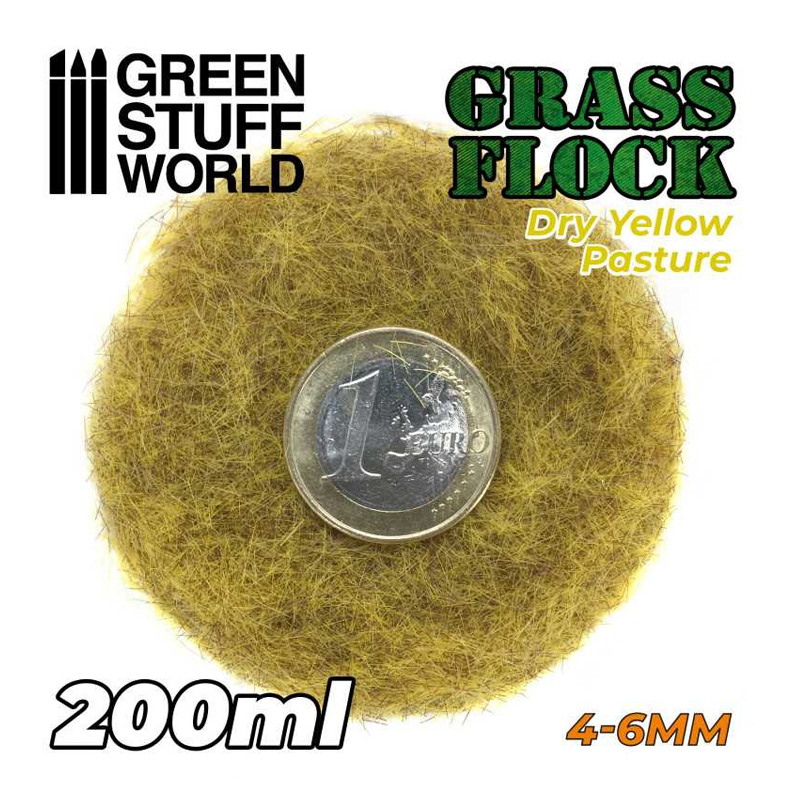 GSW: GRASS FLOCK - DRY YELLOW PASTURE 4-6MM (200ML)