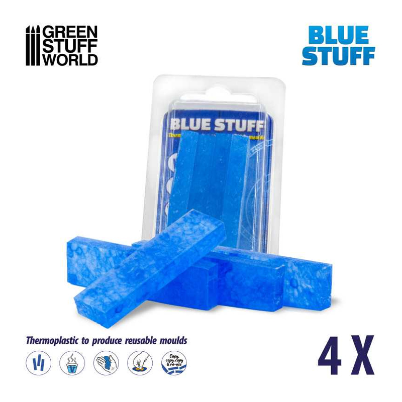 Blue Stuff Mold 4 Bars