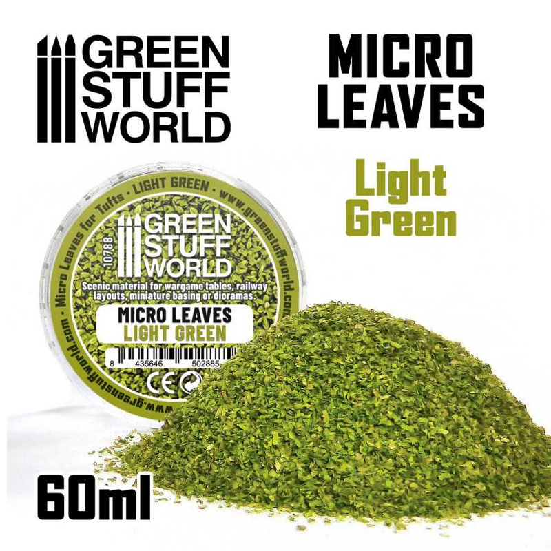 GSW: MICRO LEAVES - LIGHT GREEN MIX