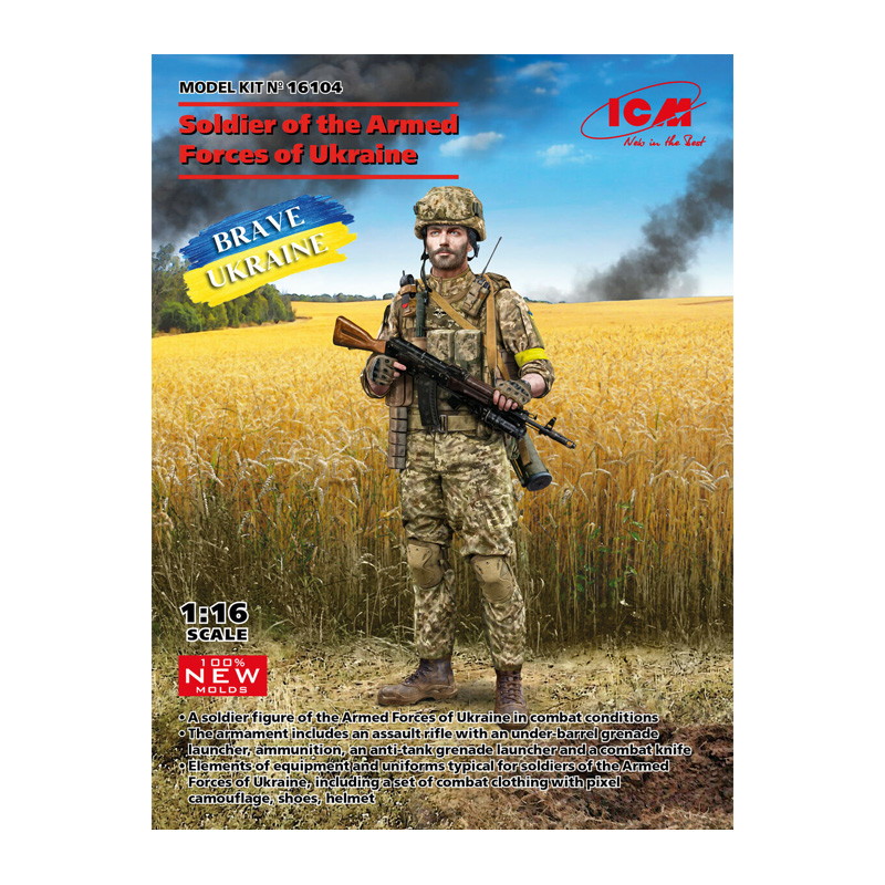 ICM: 16104 - SOLDIER OF THE ARMED FORCES OF UKRAINE 1/16
