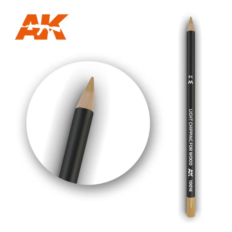 AK10016 - WATERCOLOR PENCIL LIGHT CHIPPING FOR WOOD