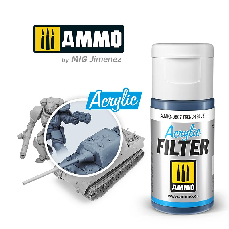 AMMO: 0807 - ACRYLIC FILTER - FRENCH BLUE