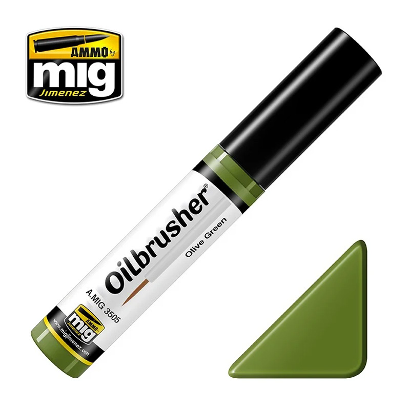 AMMO: 3505 - OILBRUSHER - OLIVE GREEN