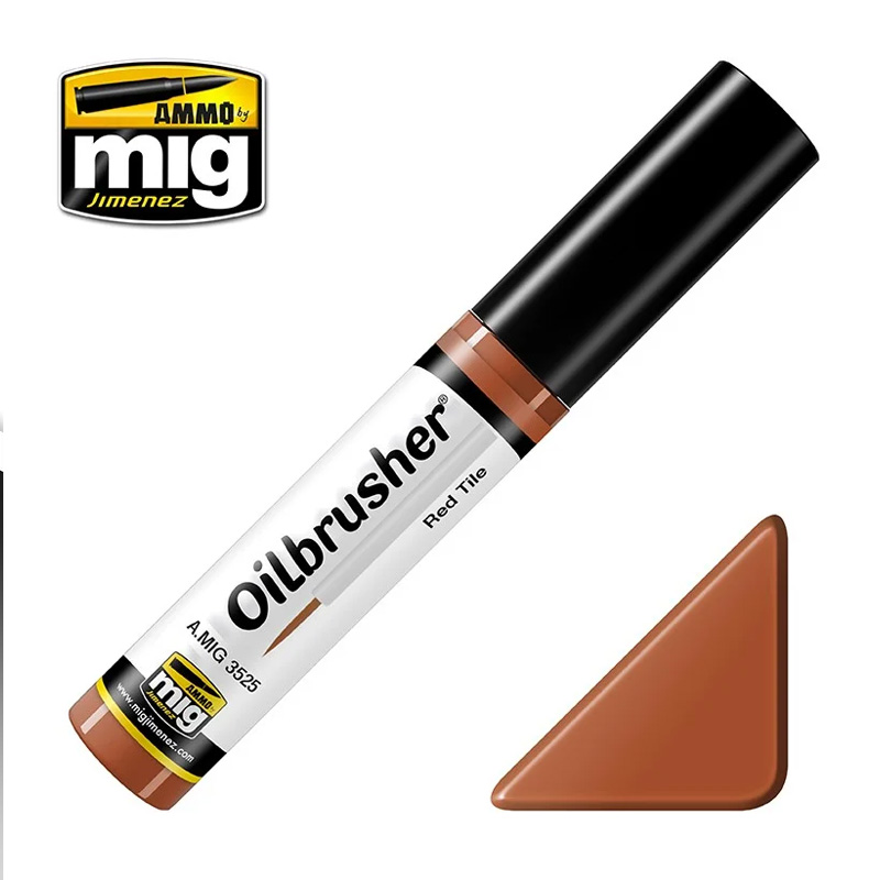 AMMO: 3525 - OILBRUSHER - RED TILE