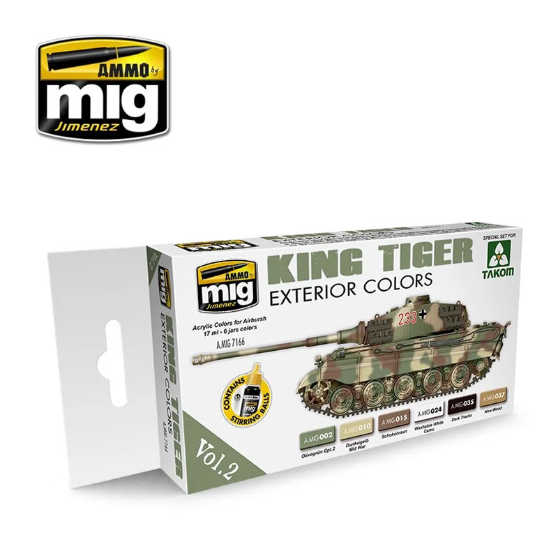 AMMO: 7166 - KING TIGER EXTERIOR COLOR (SPECIAL TAKOM ED. VOL. 2)