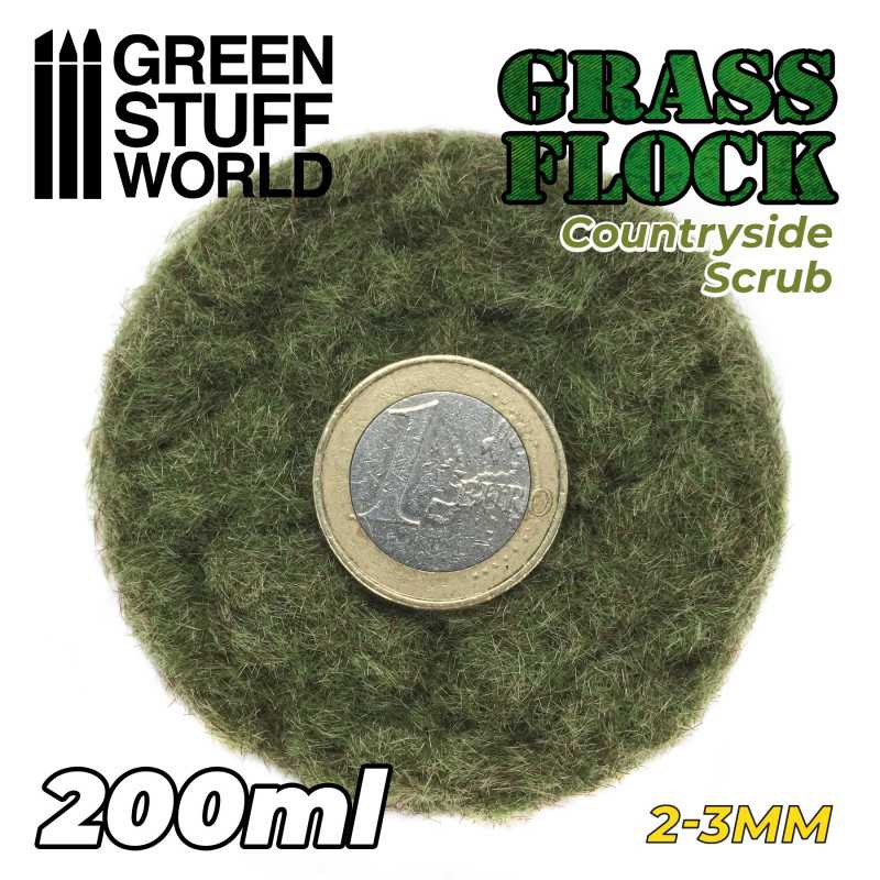 GSW: GRASS FLOCK - COUNTRYSIDE SCRUB 2-3MM