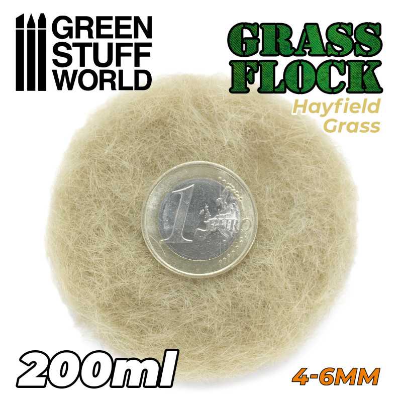 GSW: GRASS FLOCK - HAYFIELD GRASS 4-6MM