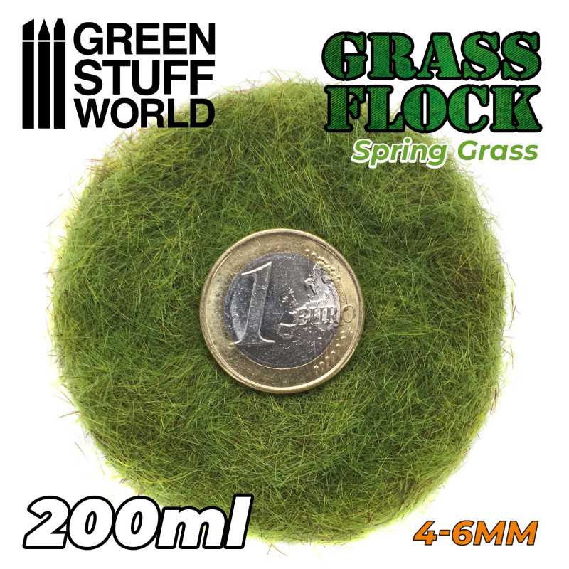 GSW: GRASS FLOCK - SPRING GRASS 4-6MM
