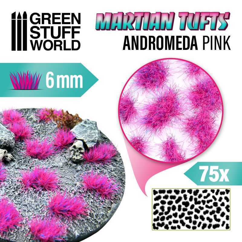 GSW: MARTIAN TUFTS - ANDROMEDA PINK 6 MM