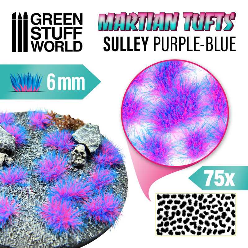 GSW: MARTIAN TUFTS - SULLEY PURPLE-BLUE 6MM