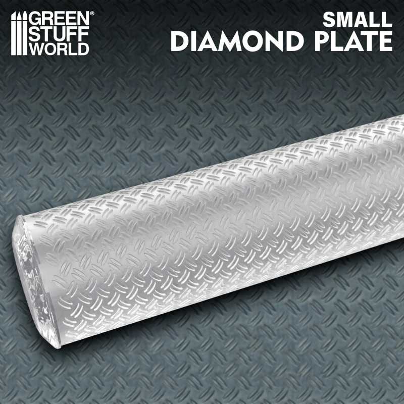 GSW: ROLLING PIN - DIAMOND PLATE - SMALL