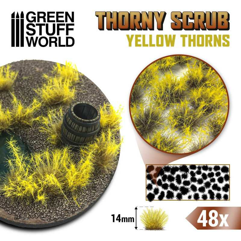 GSW: THORNY SCRUB YELLOW THORNS - 14MM