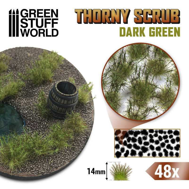 GSW: THORNY SCRUB DARK GREEN - 14MM