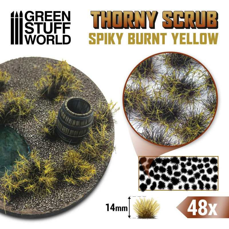 GSW: THORNY SCRUB SPIKY BURNT YELLOW - 14MM