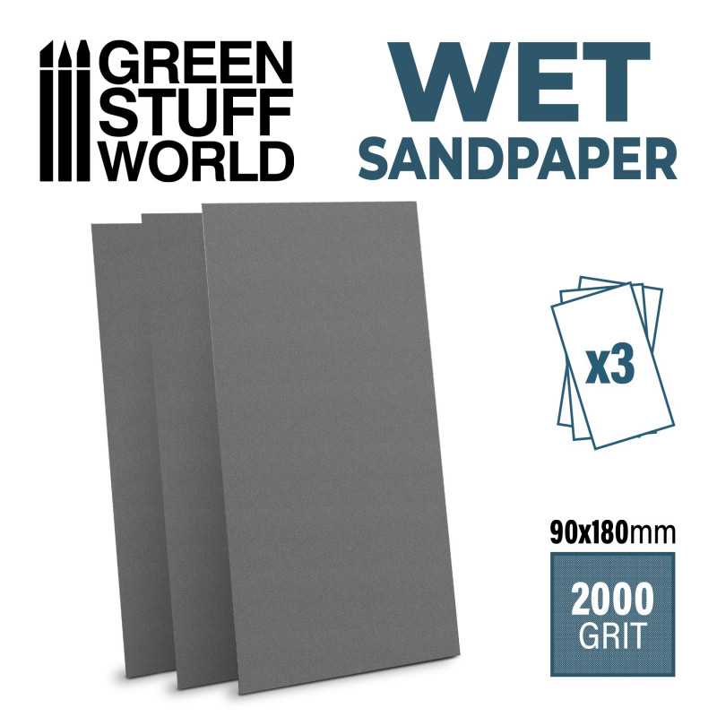 GSW: WET WATER PROOF SANDING PAPER 2000 GRIT