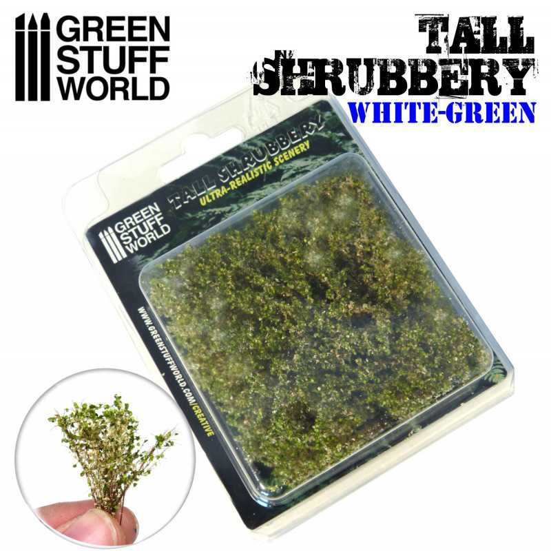GSW: TALL SHRUBBERY - WHITE-GREEN