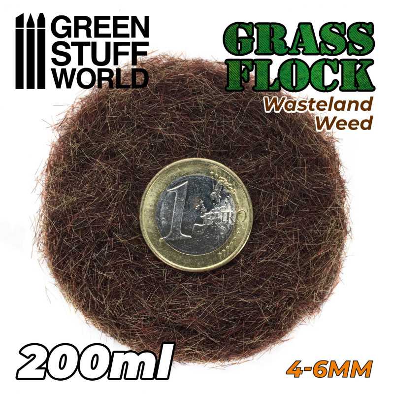 GSW: GRASS FLOCK - WASTELAND WEED 4-6MM