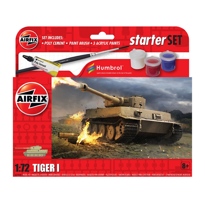 A55004 - SMALL STARTER SET TIGER 1 1/72