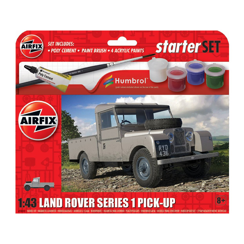 A55012 - STARTER SET LAND ROVER SERIES 1 1/43