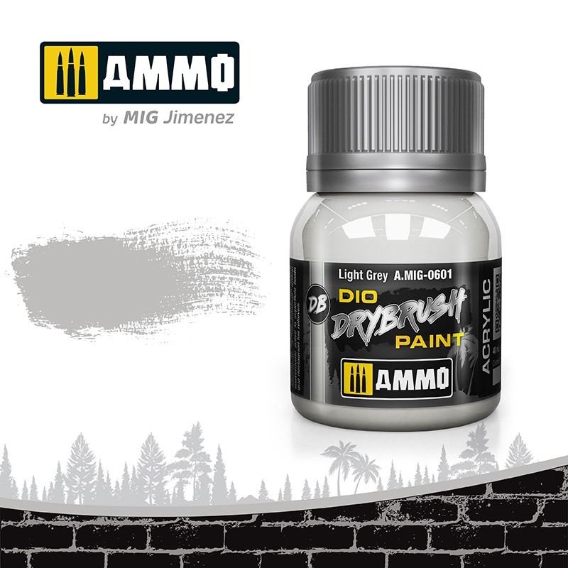 AMMO: 0601 - DRYBRUSH LIGHT GREY