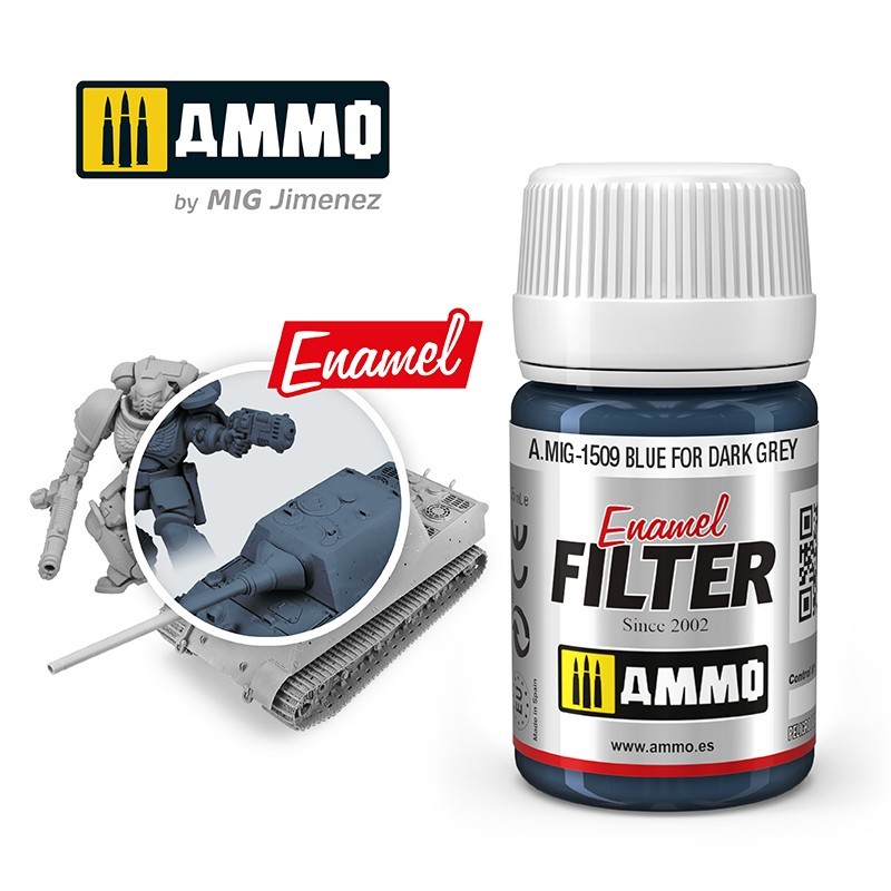 AMMO: 1509 - FILTER BLUE FOR DARK GREY