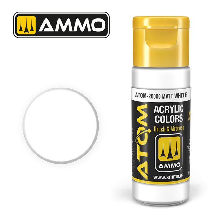 AMMO: 20000 - ATOM COLOR MATT WHITE