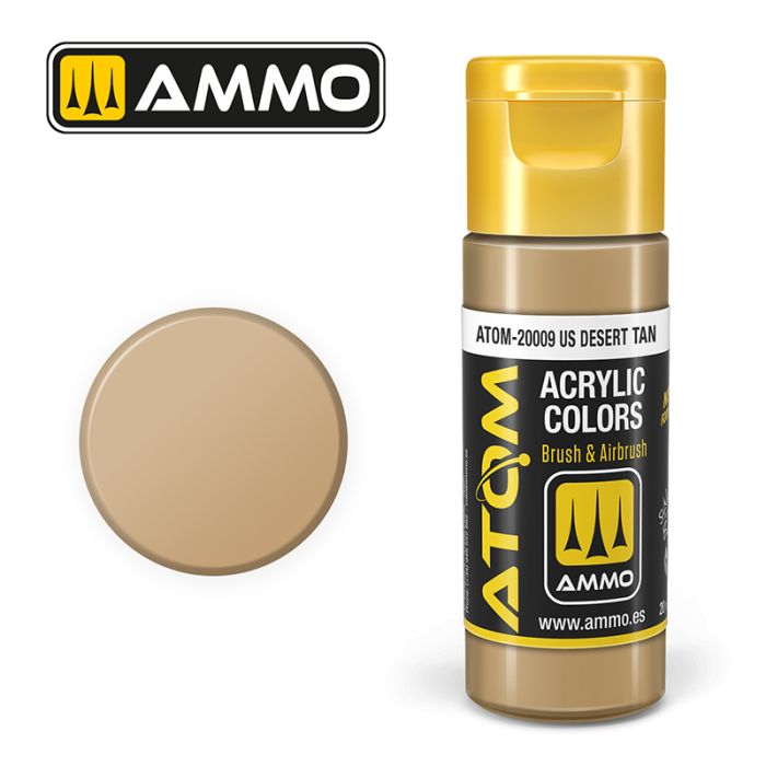 AMMO: 20009 - ATOM COLOR US DESERT TAN