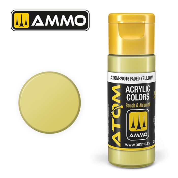 AMMO: 20016 - ATOM COLOR FADED YELLOW