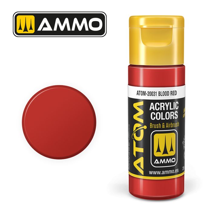 AMMO: 20031 - ATOM COLOR BLOOD RED