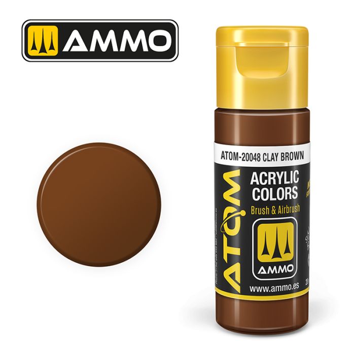 AMMO: 20048 - ATOM COLOR CLAY BROWN