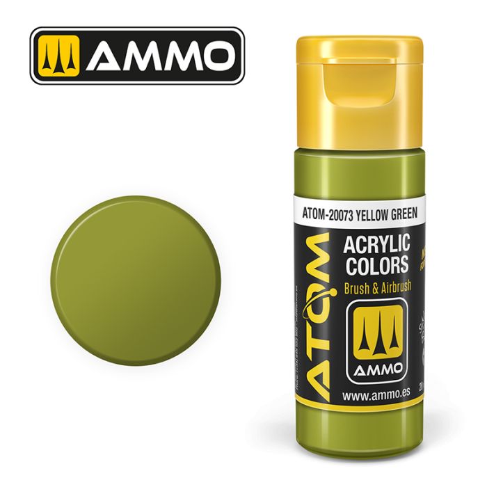 AMMO: 20073 - ATOM COLOR YELLOW GREEN