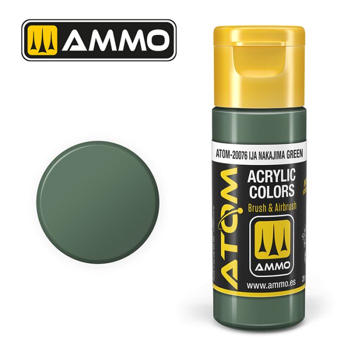 AMMO: 20076 - ATOM COLOR IJA NAKAJIMA GREEN