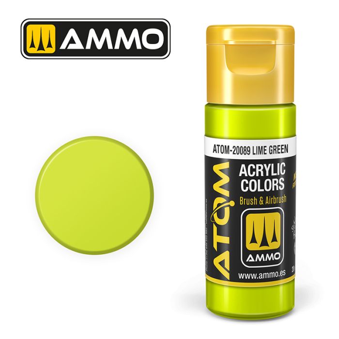 AMMO: 20089 - ATOM COLOR LIME GREEN