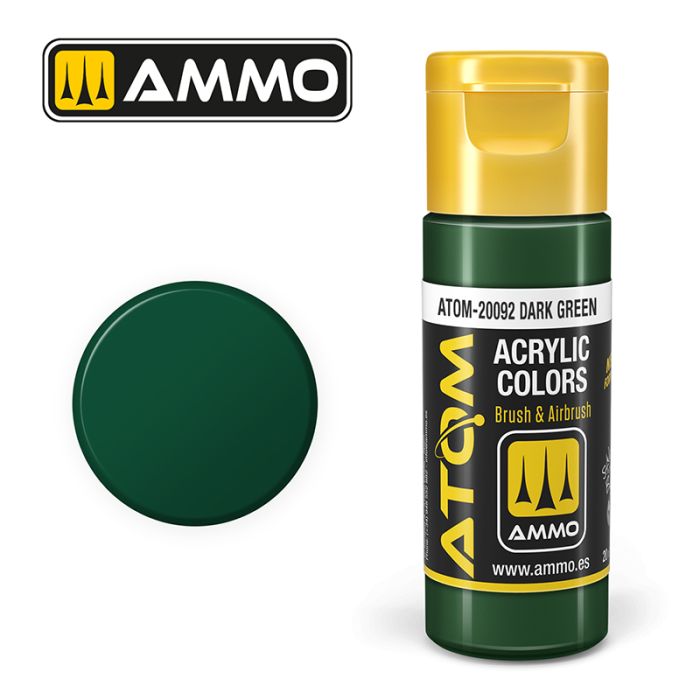 AMMO: 20092 - ATOM COLOR DARK GREEN