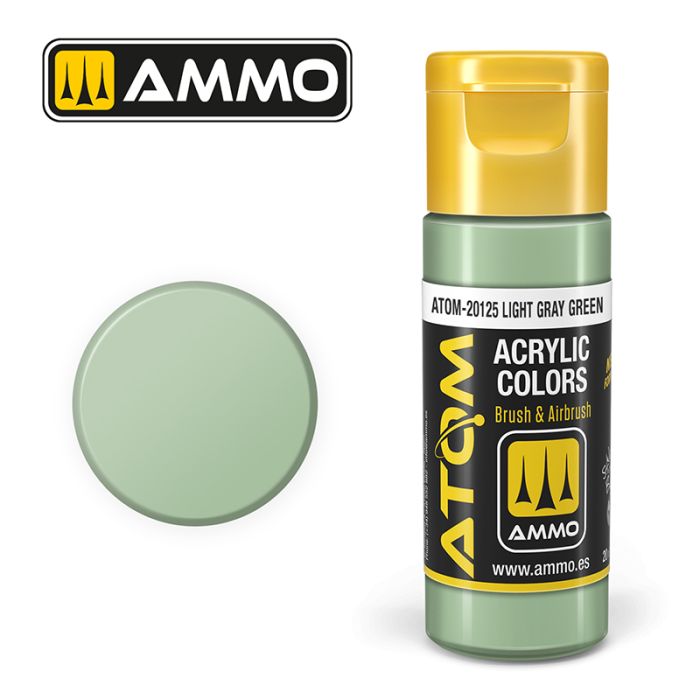 AMMO: 20125 - ATOM COLOR LIGHT GRAY GREEN